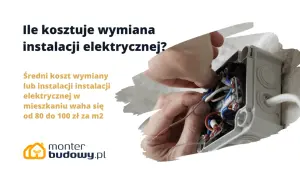 Ręce majsterkowicza pracują przy wymianie instalacji elektrycznej w mieszkaniu. Koszt takiej usługi to 80-100 zł/m².